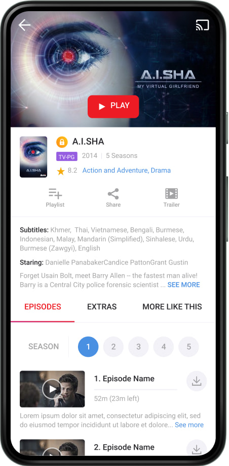 iflix 3.0 series on Android mobile