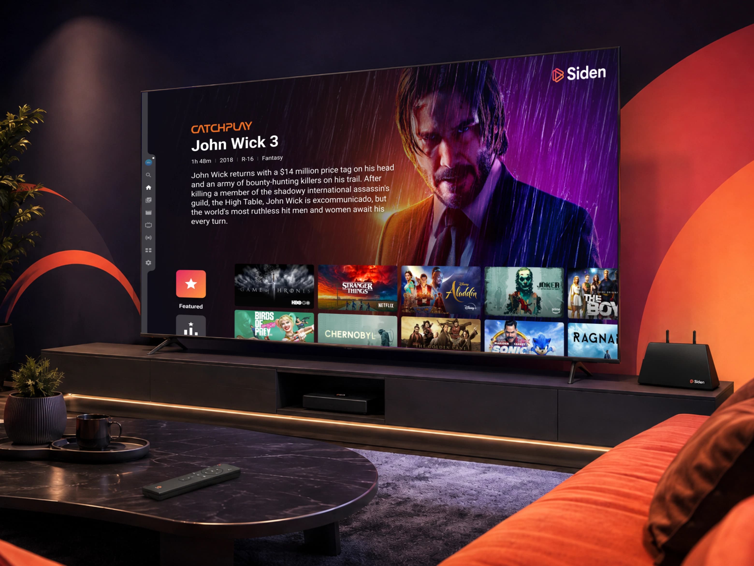 Siden unified television operating system
